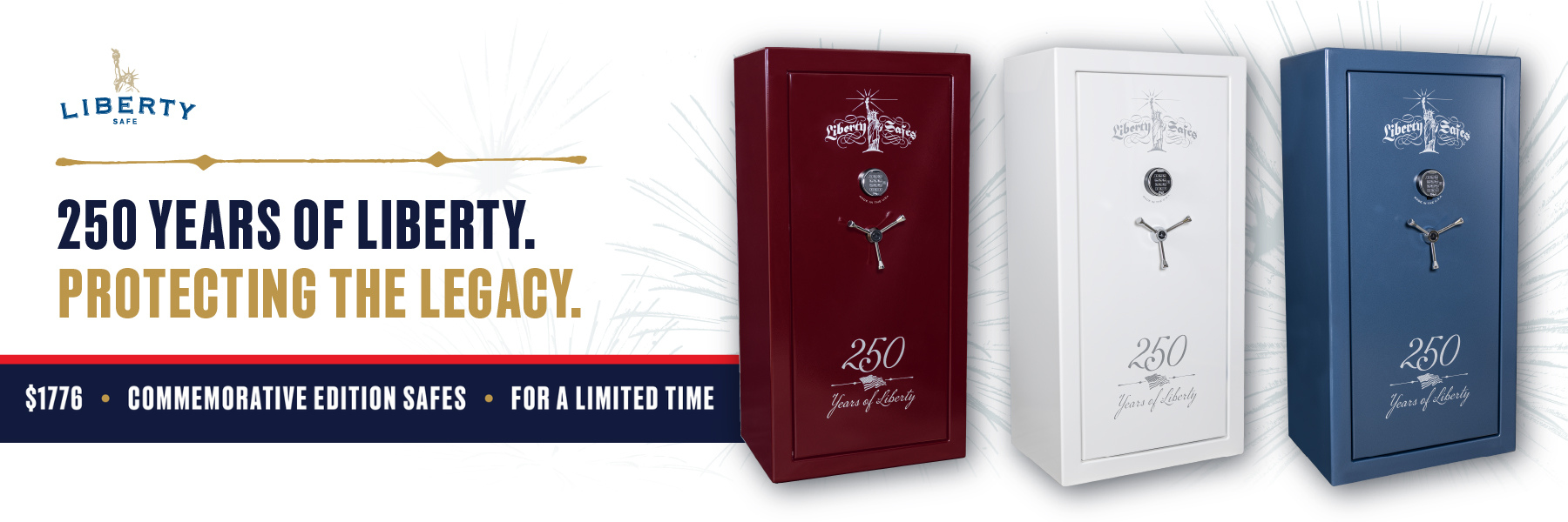 250th Commemorative Edition Safes from Liberty Safes of Southern Virginia your Liberty Safe dealer in Norfolk