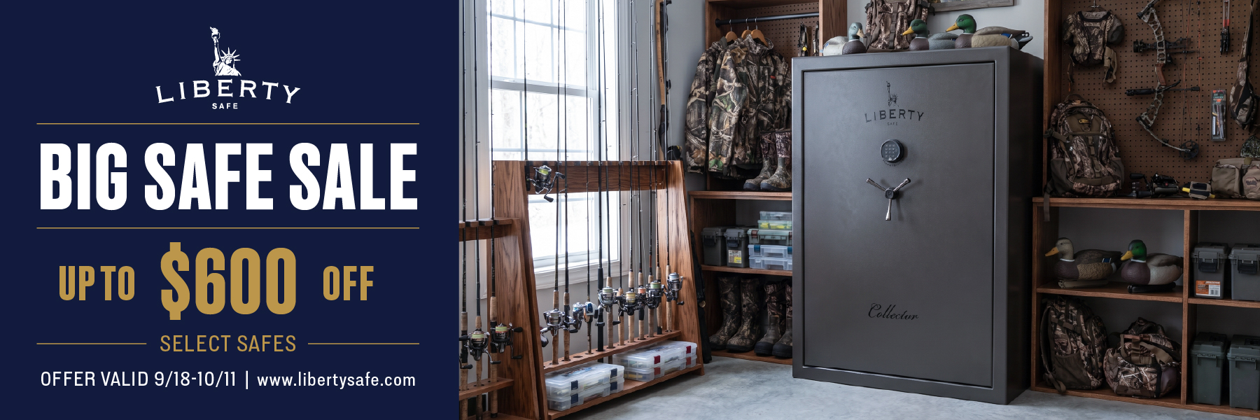 Liberty Safe Big Safe Sale Up to $600 off on select Liberty Safes